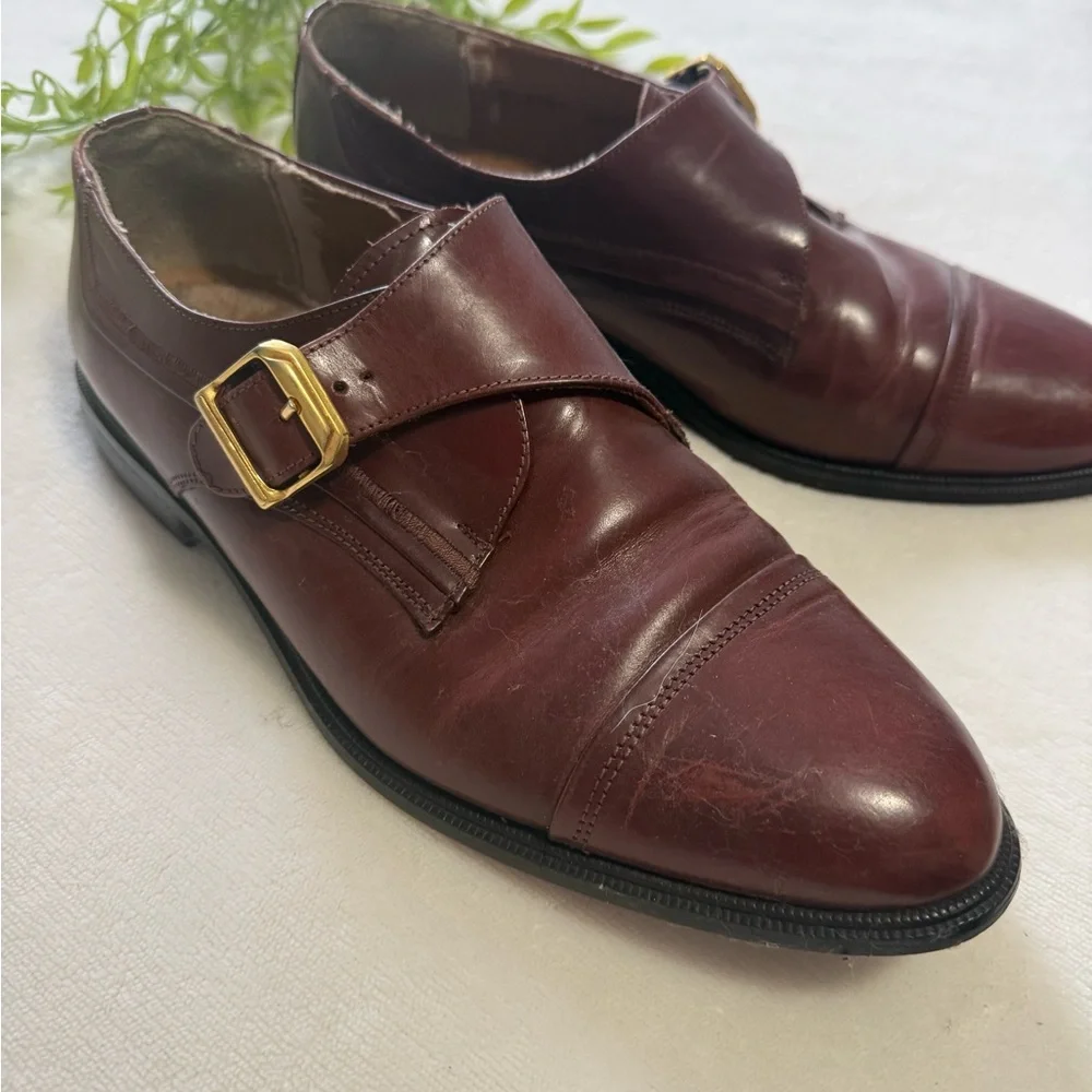 Giorgio Brutini | Burgundy Leather Oxfords